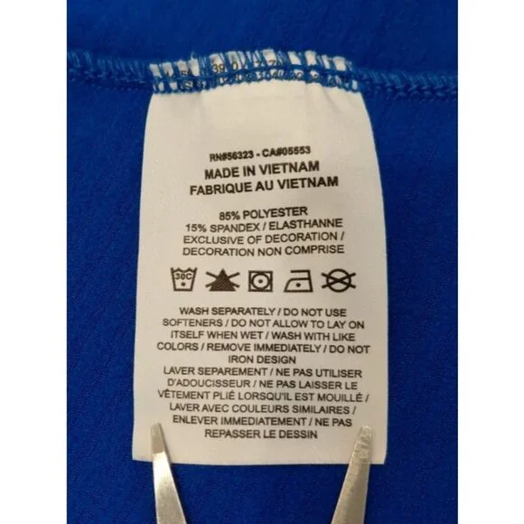 Nike Dri Fit Tribe Football Long Sleeve Jersey Pullover 2XL Blue Performance - Picture 8 of 12